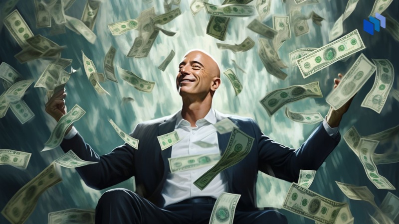 AI-genererad bild av Jeff Bezos