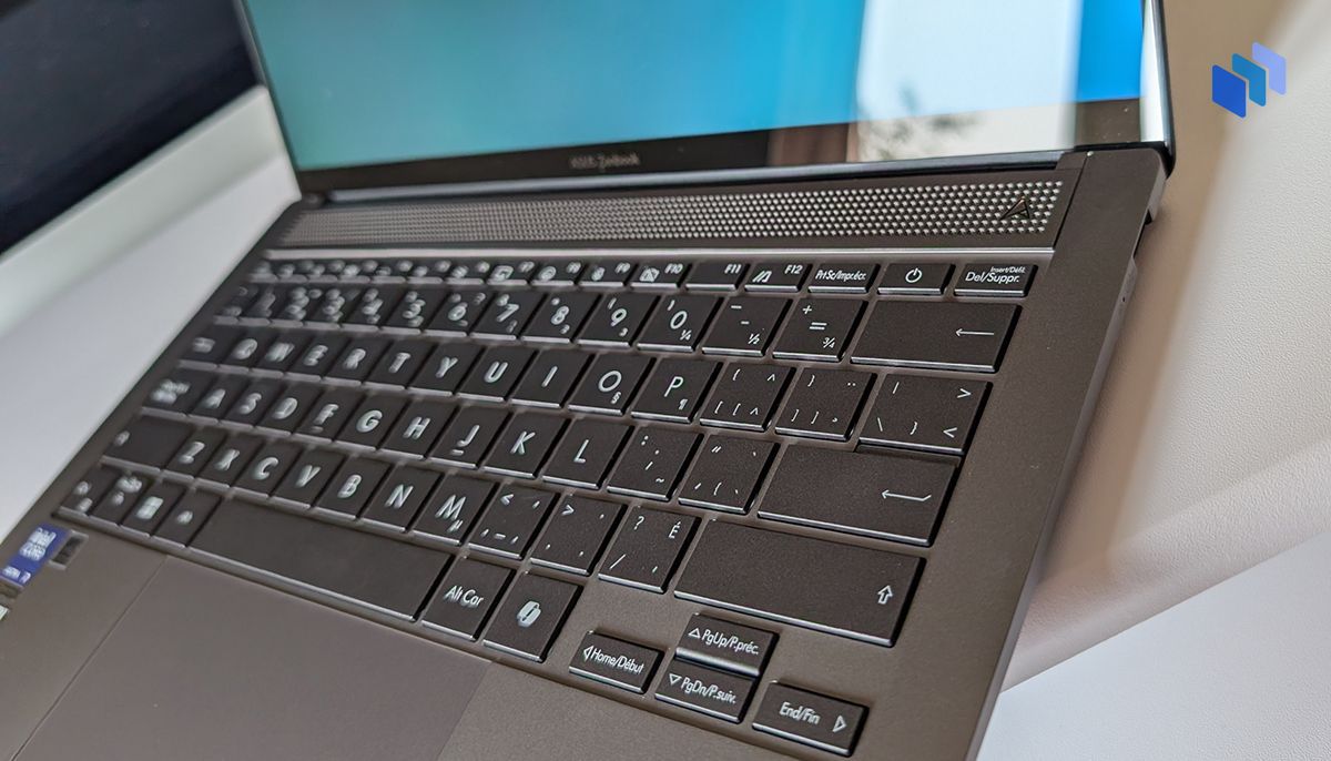 ASUS Zenbook S 14 keyboard | Source: Jon Fingas for Techopedia